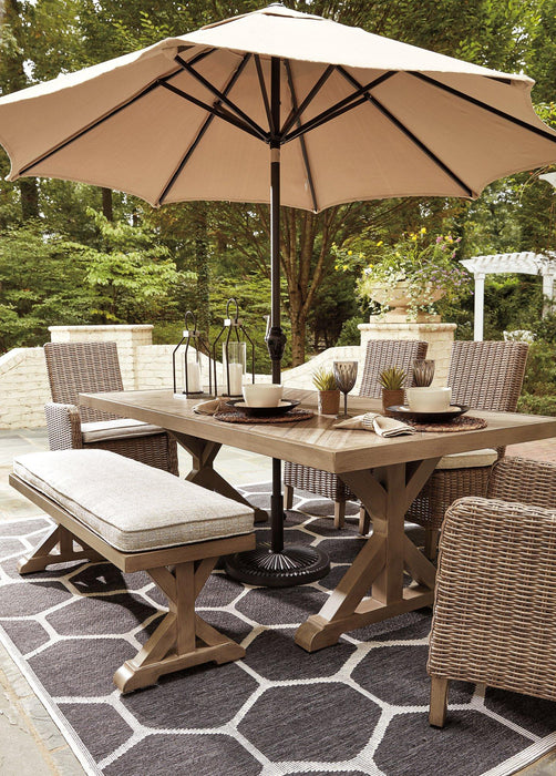 Beachcroft Outdoor Dining Table - MR ZEE FURNITURE