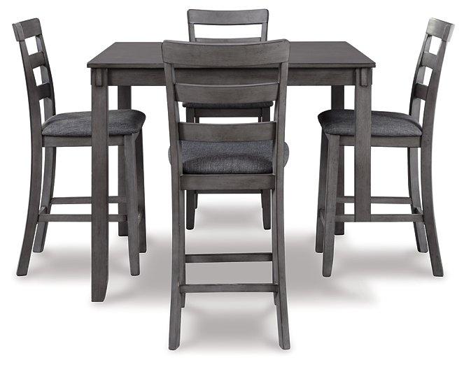 Bridson Counter Height Dining Table and Bar Stools (Set of 5) - MR ZEE FURNITURE