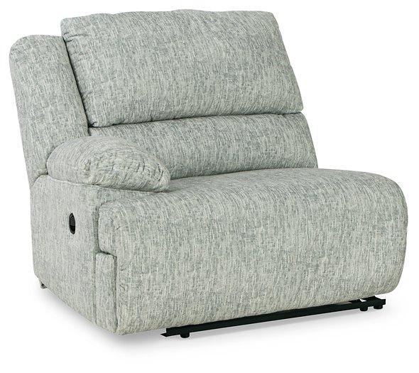 McClelland Reclining Sectional Loveseat with Console - MR ZEE FURNITURE