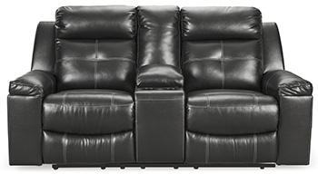 Kempten Reclining Loveseat with Console - MR ZEE FURNITURE