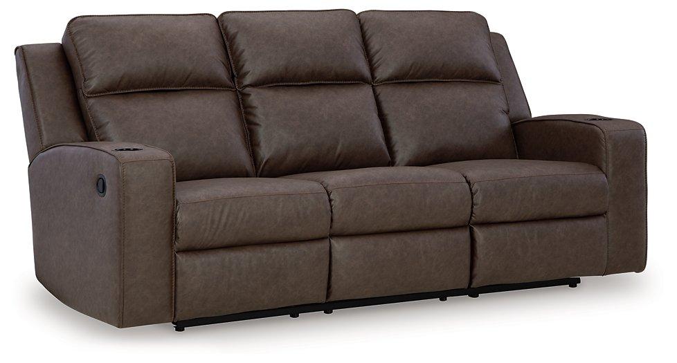 Lavenhorne Reclining Sofa with Drop Down Table - MR ZEE FURNITURE