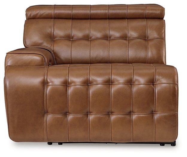 Temmpton Power Reclining Sectional Loveseat with Console - MR ZEE FURNITURE