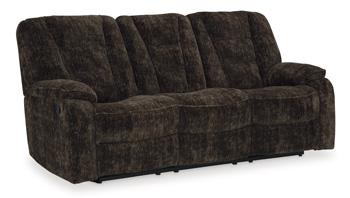 Soundwave Reclining Sofa with Drop Down Table - MR ZEE FURNITURE