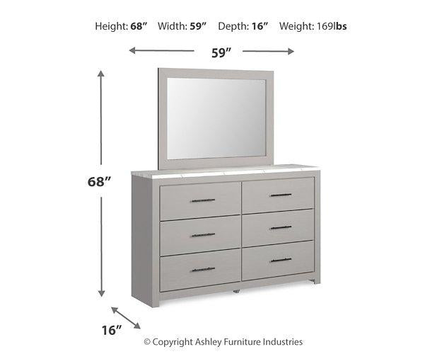 Cottonburg Dresser and Mirror - MR ZEE FURNITURE