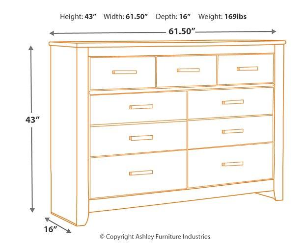 Brinxton Dresser and Mirror - MR ZEE FURNITURE