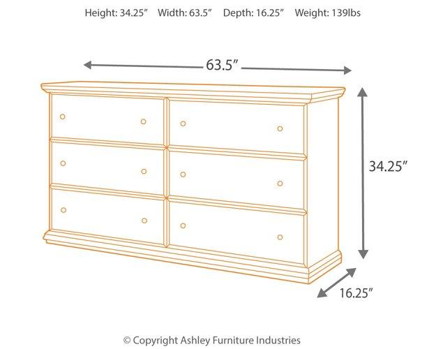 Maribel Dresser and Mirror - MR ZEE FURNITURE