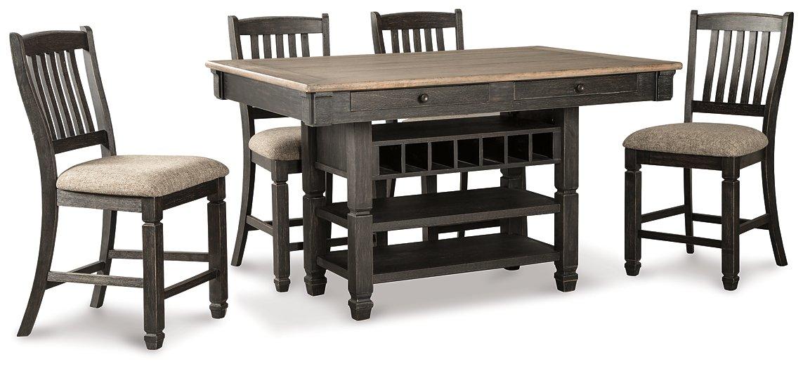 Tyler Creek Counter Height Dining Set - MR ZEE FURNITURE