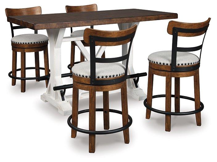 Valebeck Counter Height Dining Set - MR ZEE FURNITURE