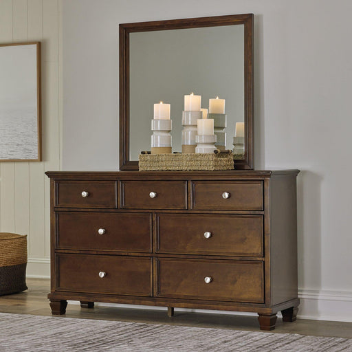 Danabrin Dresser and Mirror - MR ZEE FURNITURE