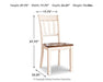 Whitesburg Dining Chair - MR ZEE FURNITURE