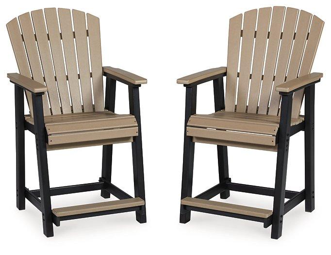 Fairen Trail Outdoor Counter Height Bar Stool (Set of 2) - MR ZEE FURNITURE