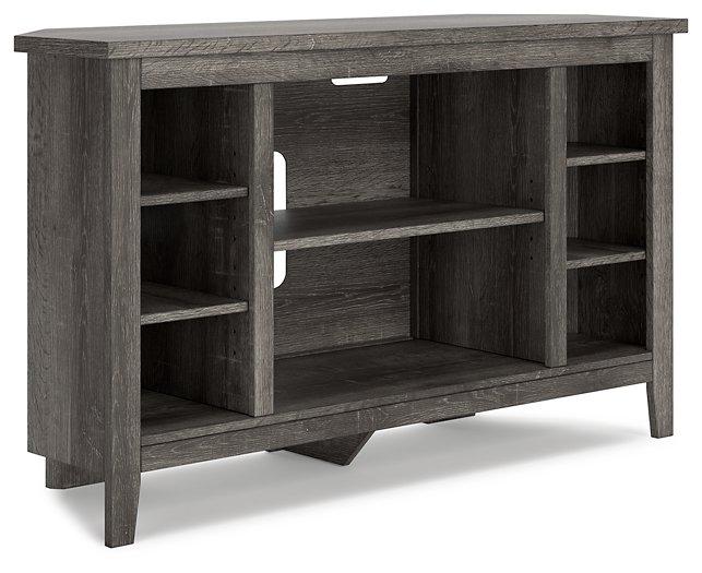 Arlenbry Corner TV Stand with Electric Fireplace - MR ZEE FURNITURE