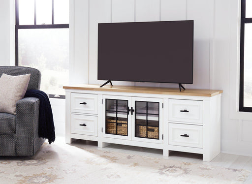 Ashbryn 74" TV Stand - MR ZEE FURNITURE