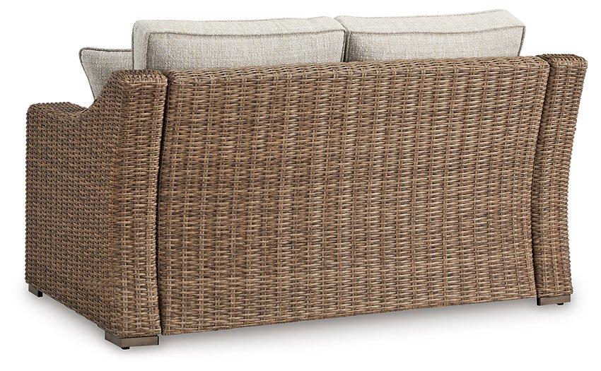 Beachcroft Outdoor Loveseat with Cushion - MR ZEE FURNITURE