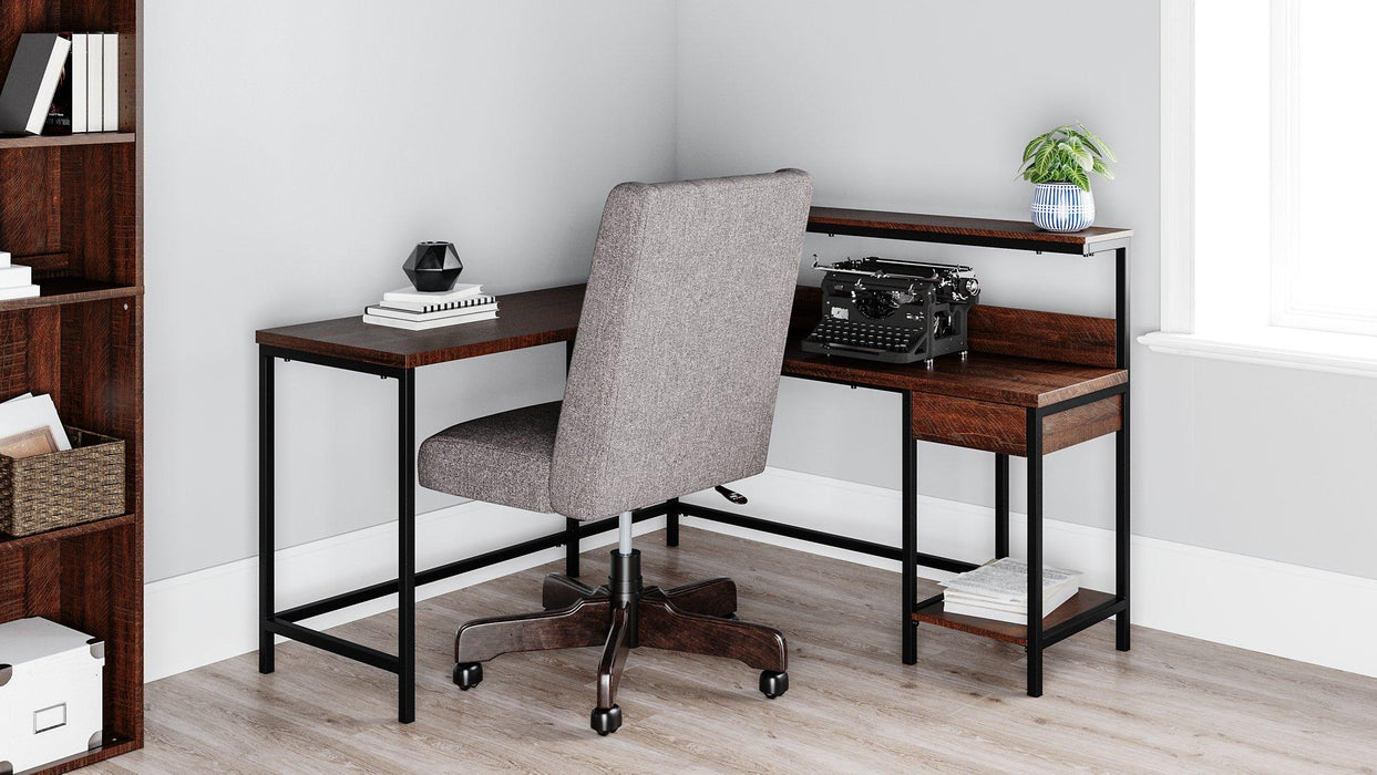 Camiburg Home Office L-Desk with Storage - MR ZEE FURNITURE