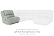 McClelland Reclining Sectional Loveseat with Console - MR ZEE FURNITURE