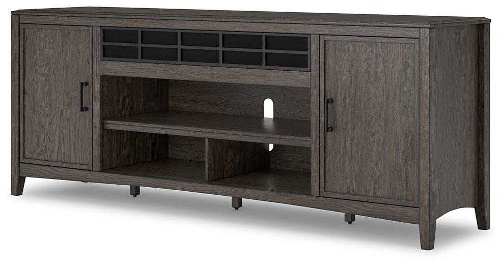 Montillan 84" TV Stand with Electric Fireplace - MR ZEE FURNITURE