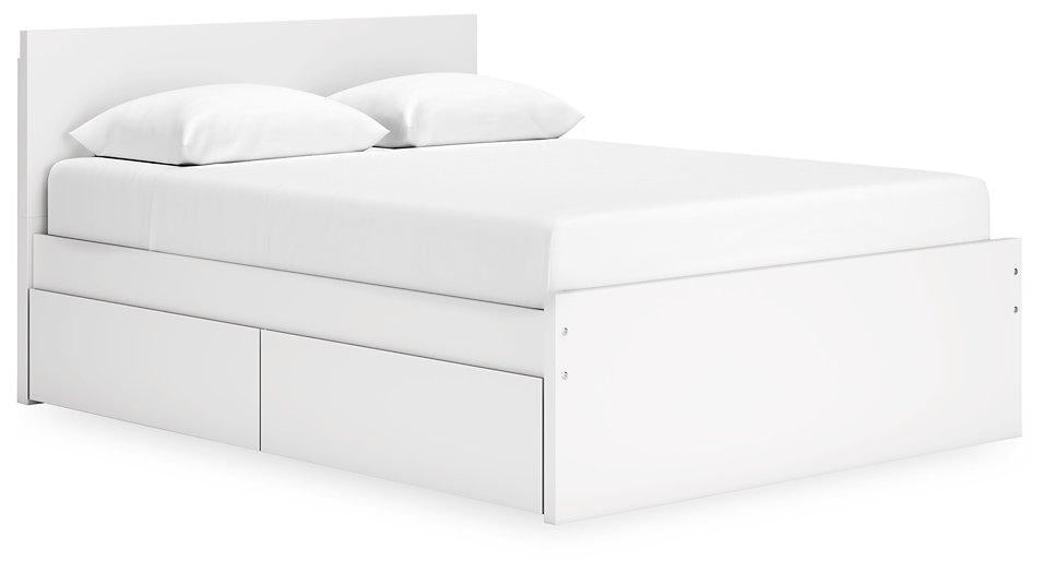 Onita Panel Bed with 2 Side Storage - MR ZEE FURNITURE