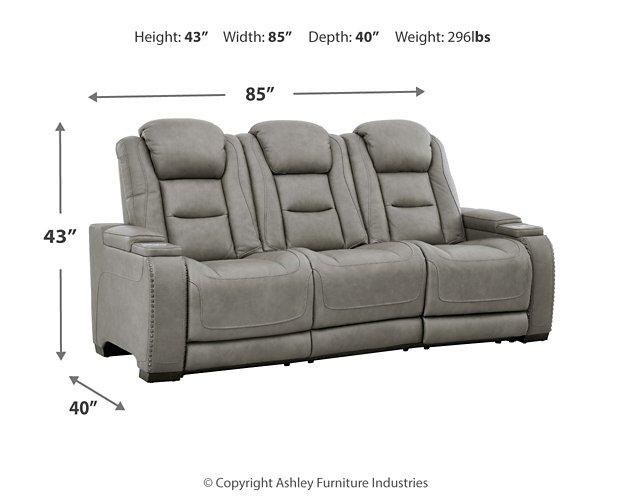 The Man-Den Power Reclining Sofa - MR ZEE FURNITURE