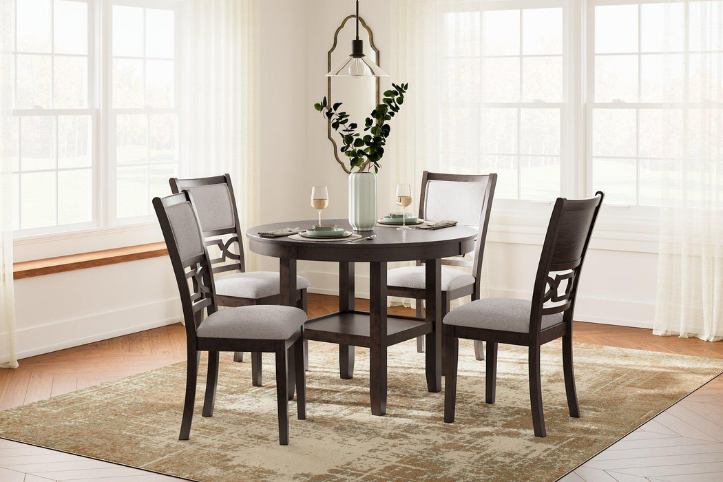 Langwest Dining Table and 4 Chairs (Set of 5) - MR ZEE FURNITURE