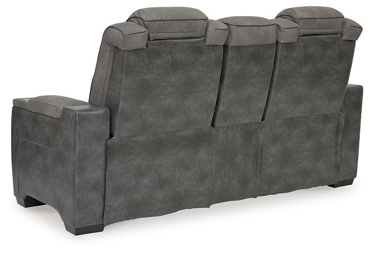 Next-Gen DuraPella Power Reclining Loveseat with Console - MR ZEE FURNITURE