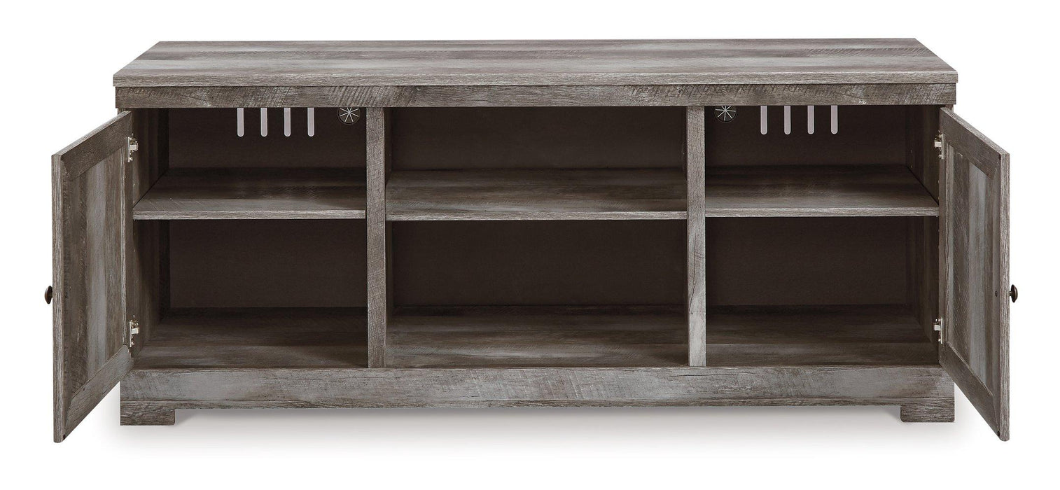 Wynnlow 63" TV Stand with Electric Fireplace - MR ZEE FURNITURE