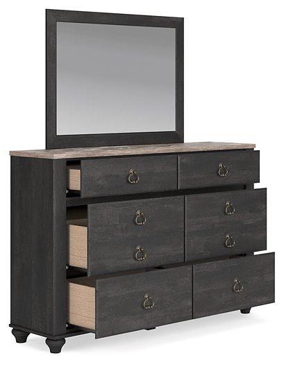 Nanforth Dresser and Mirror - MR ZEE FURNITURE