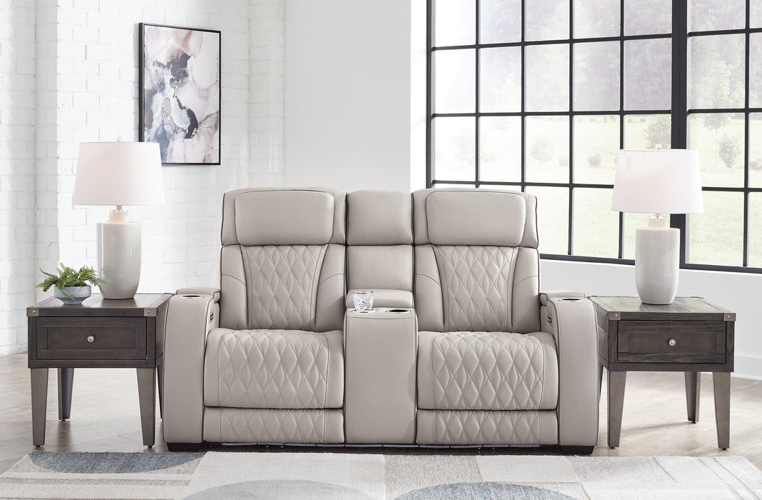 Boyington Power Reclining Loveseat with Console - MR ZEE FURNITURE