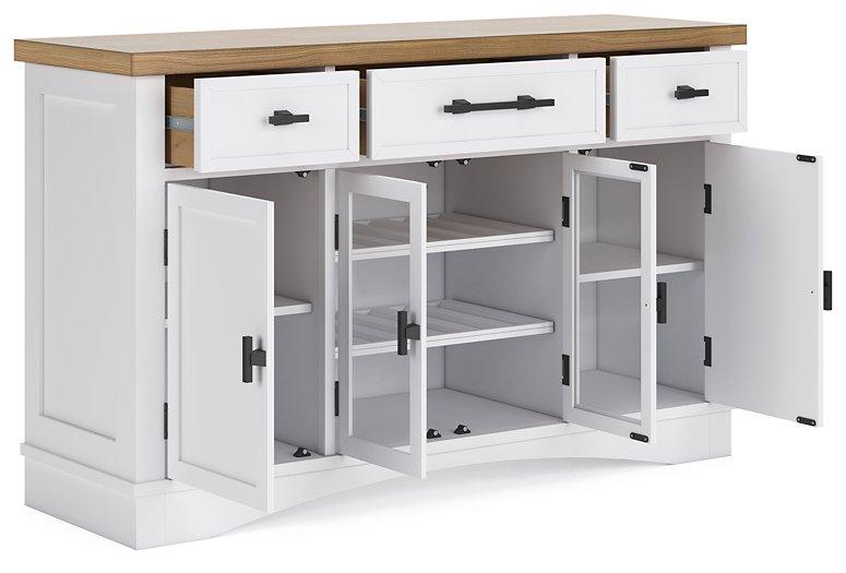 Ashbryn Dining Server and Hutch - MR ZEE FURNITURE