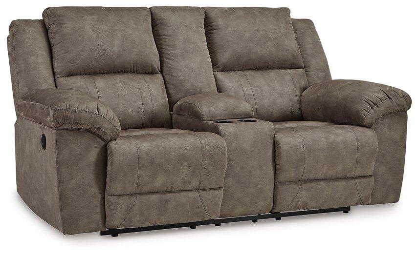 Laresview Reclining Loveseat with Console - MR ZEE FURNITURE