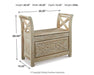 Fossil Ridge Accent Bench - MR ZEE FURNITURE