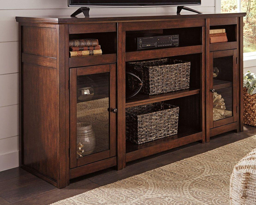 Harpan 72" TV Stand with Electric Fireplace - MR ZEE FURNITURE