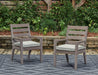 Hillside Barn Outdoor Dining Arm Chair (Set of 2) - MR ZEE FURNITURE