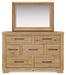 Galliden Dresser and Mirror - MR ZEE FURNITURE