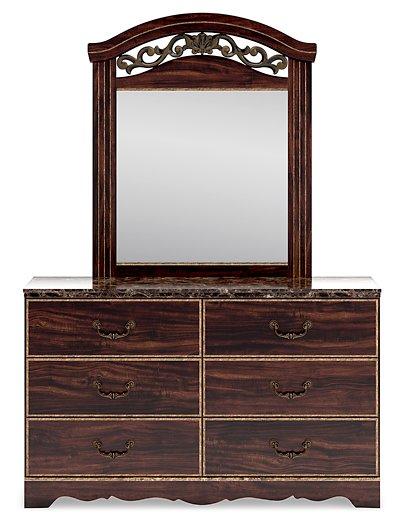 Glosmount Dresser and Mirror - MR ZEE FURNITURE