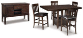 Haddigan Counter Height Dining Set - MR ZEE FURNITURE