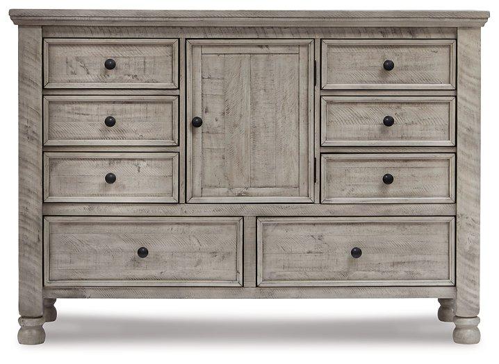 Harrastone Dresser and Mirror - MR ZEE FURNITURE