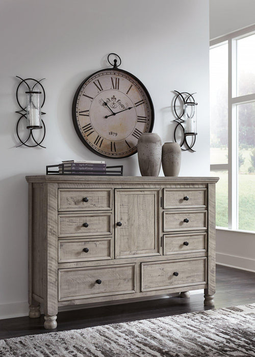 Harrastone Dresser and Mirror - MR ZEE FURNITURE