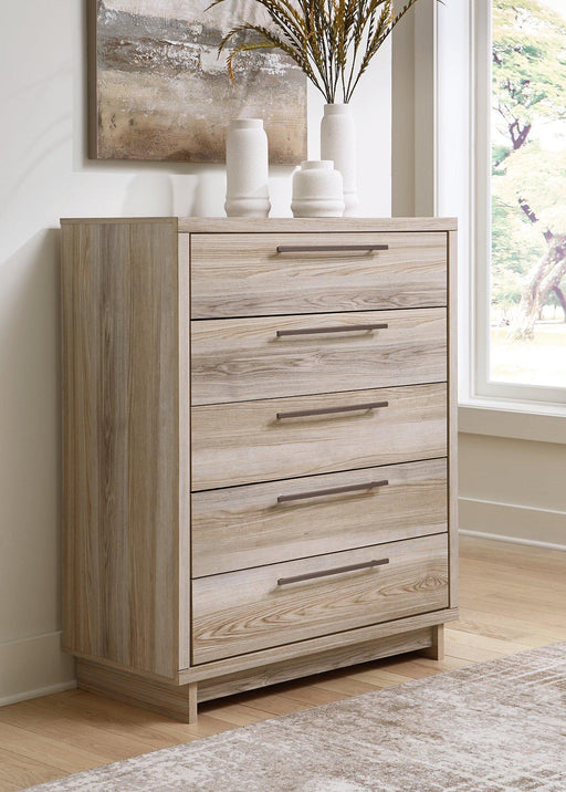 Hasbrick Wide Chest of Drawers - MR ZEE FURNITURE