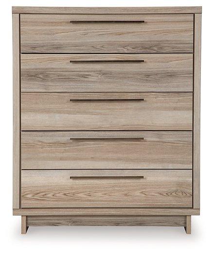 Hasbrick Wide Chest of Drawers - MR ZEE FURNITURE