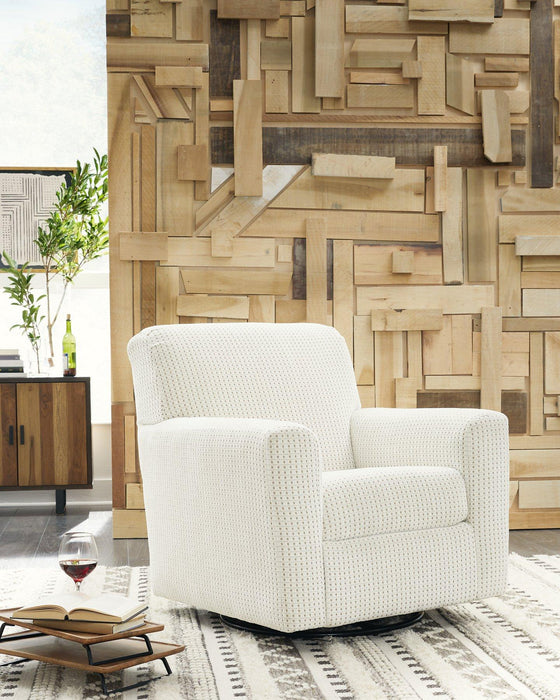 Herstow Swivel Glider Accent Chair - MR ZEE FURNITURE