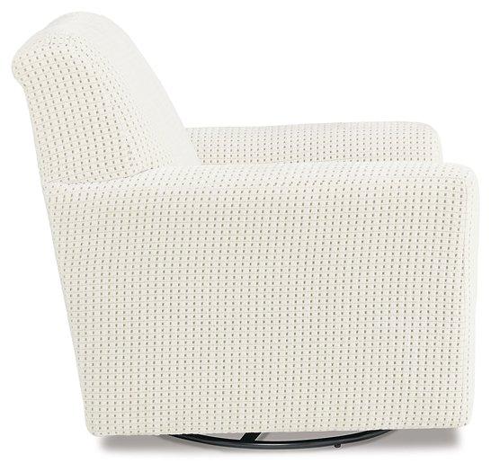 Herstow Swivel Glider Accent Chair - MR ZEE FURNITURE