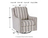 Kambria Swivel Glider Accent Chair - MR ZEE FURNITURE