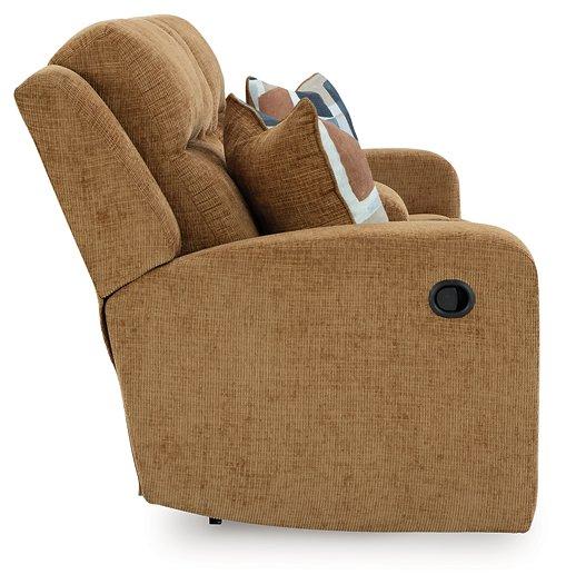 Kanlow Reclining Loveseat with Console - MR ZEE FURNITURE