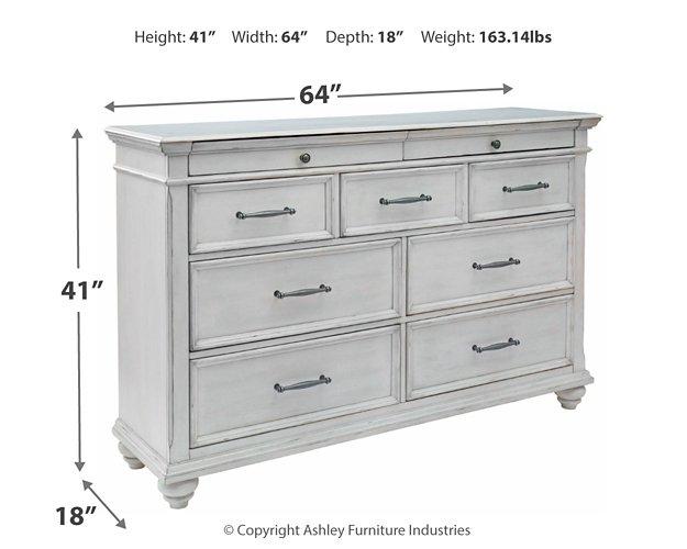 Kanwyn Dresser and Mirror - MR ZEE FURNITURE