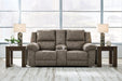 Laresview Reclining Loveseat with Console - MR ZEE FURNITURE