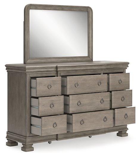 Lexorne Dresser and Mirror - MR ZEE FURNITURE