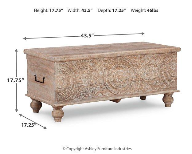 Fossil Ridge Storage Bench - MR ZEE FURNITURE