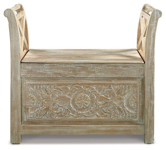 Fossil Ridge Accent Bench - MR ZEE FURNITURE