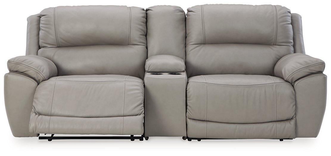 Dunleith 3-Piece Power Reclining Sectional Loveseat with Console - MR ZEE FURNITURE